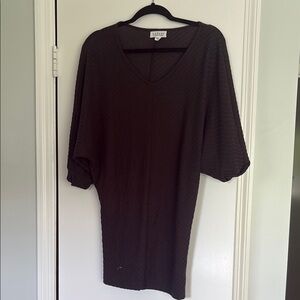 Velvet by Graham & Spencer Charcoal V-Neck Tunic